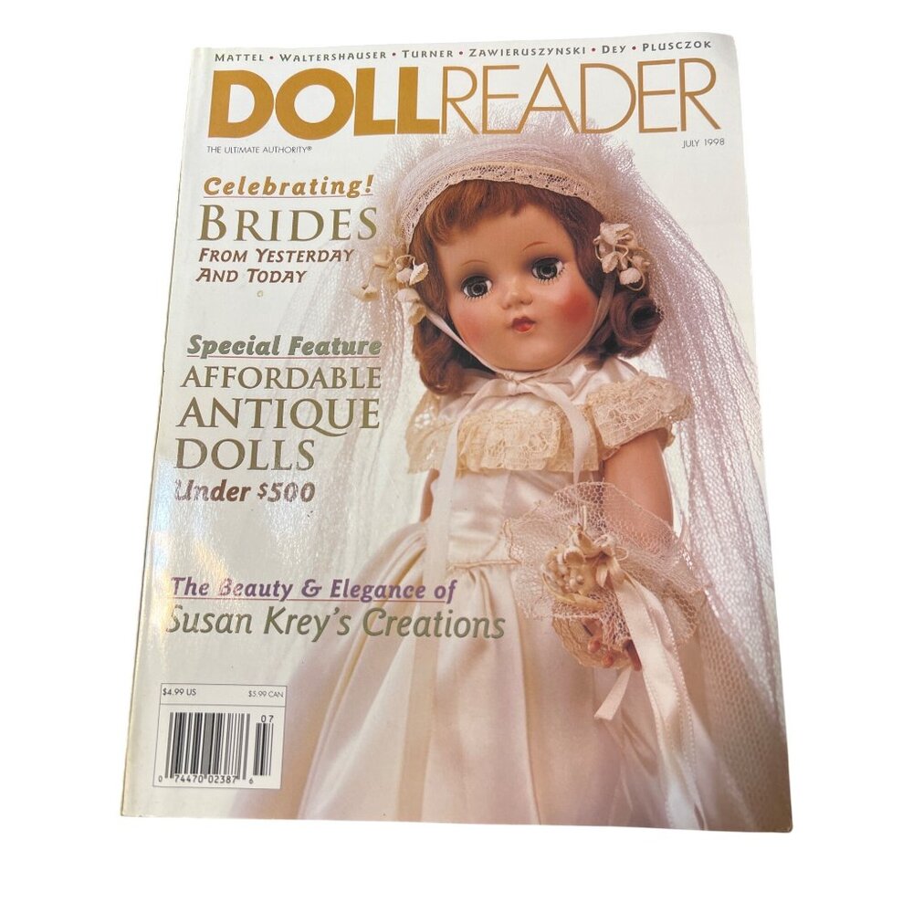 Doll Reader Magazine July 1998 Edition Celebrating Brides Susan Kreys Creations